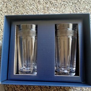 Ralph Lauren Clear Glass Tumblers Set